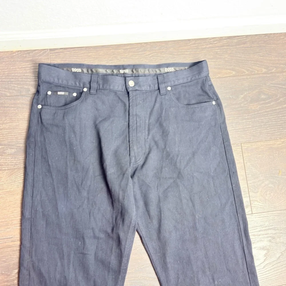 Hugo Boss Men's Alabama Navy Blue  Straight Jeans